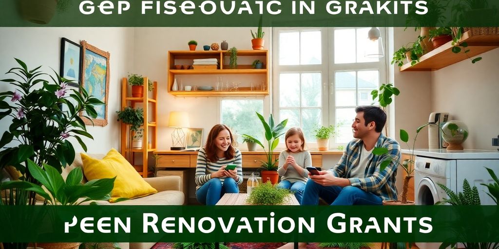 Renovace domu s ekologickými prvky a šťastnou rodinou.